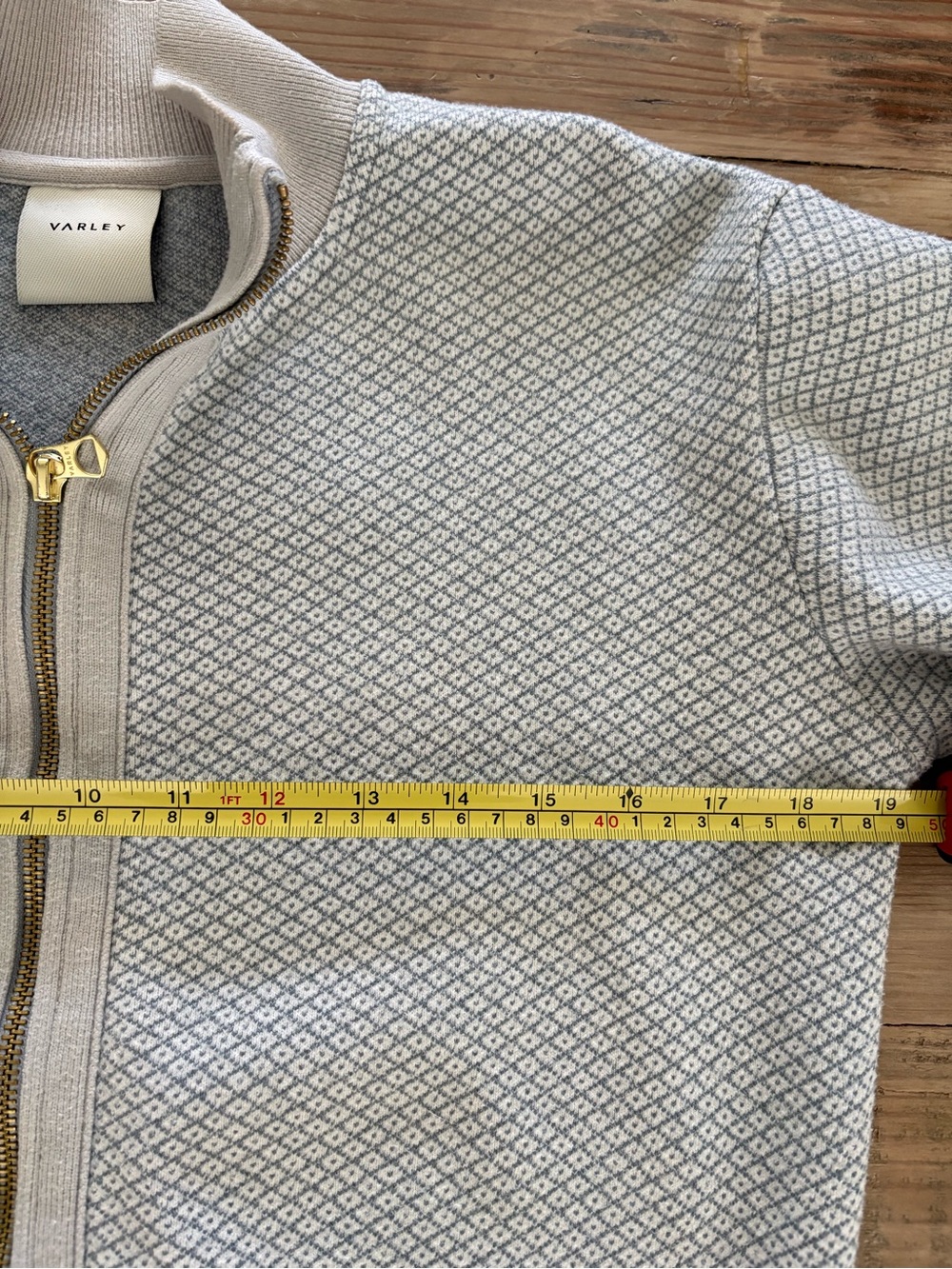 Varley Oregon Knit Jacket with Zip Front, XS - Picture 7 of 9